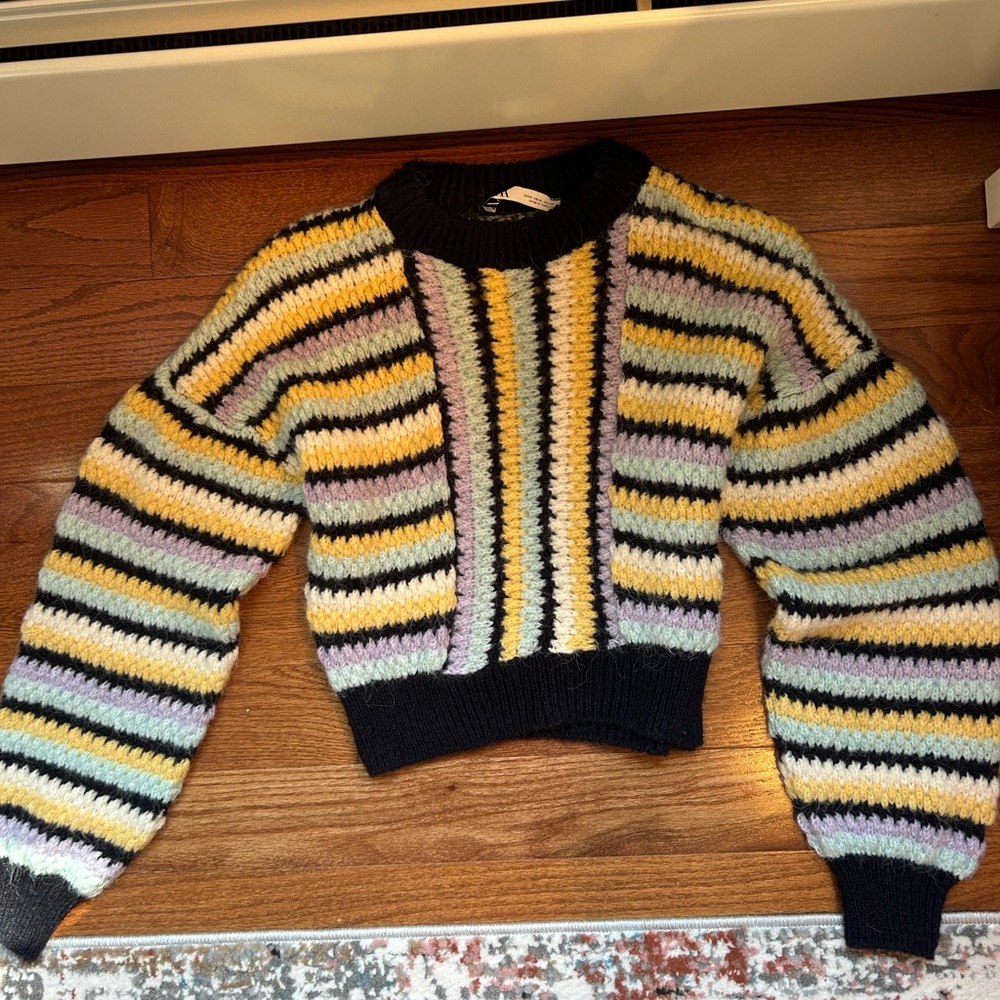 Striped and colorful Zara sweater!